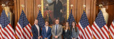 representative Hurd with team of interns